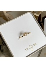 PIKA & BEAR PAVAO GOLD VERMEIL RING