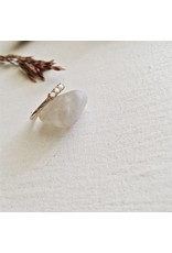 PIKA & BEAR THREE SISTERS VERMEIL OPAL RING