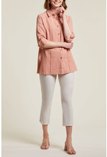 TRIBAL ROLLED L/S TUNIC w/SIDE SLITS