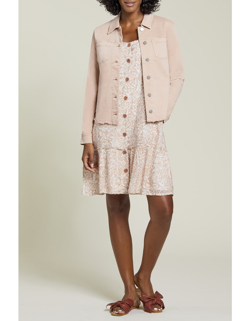 TRIBAL LIGHT WEIGHT BUTTON FRONT JACKET