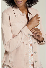 TRIBAL LIGHT WEIGHT BUTTON FRONT JACKET