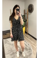 RD STYLE BINA PRINTED BUTTON FRONT DRESS