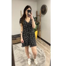 RD STYLE BINA PRINTED BUTTON FRONT DRESS