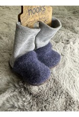 NOOKS UPCYCLED CASHMERE BABY BOOTIES