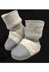 NOOKS EMBROIDERED FELTED BOOTIES