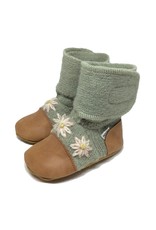 NOOKS EMBROIDERED FELTED BOOTIES
