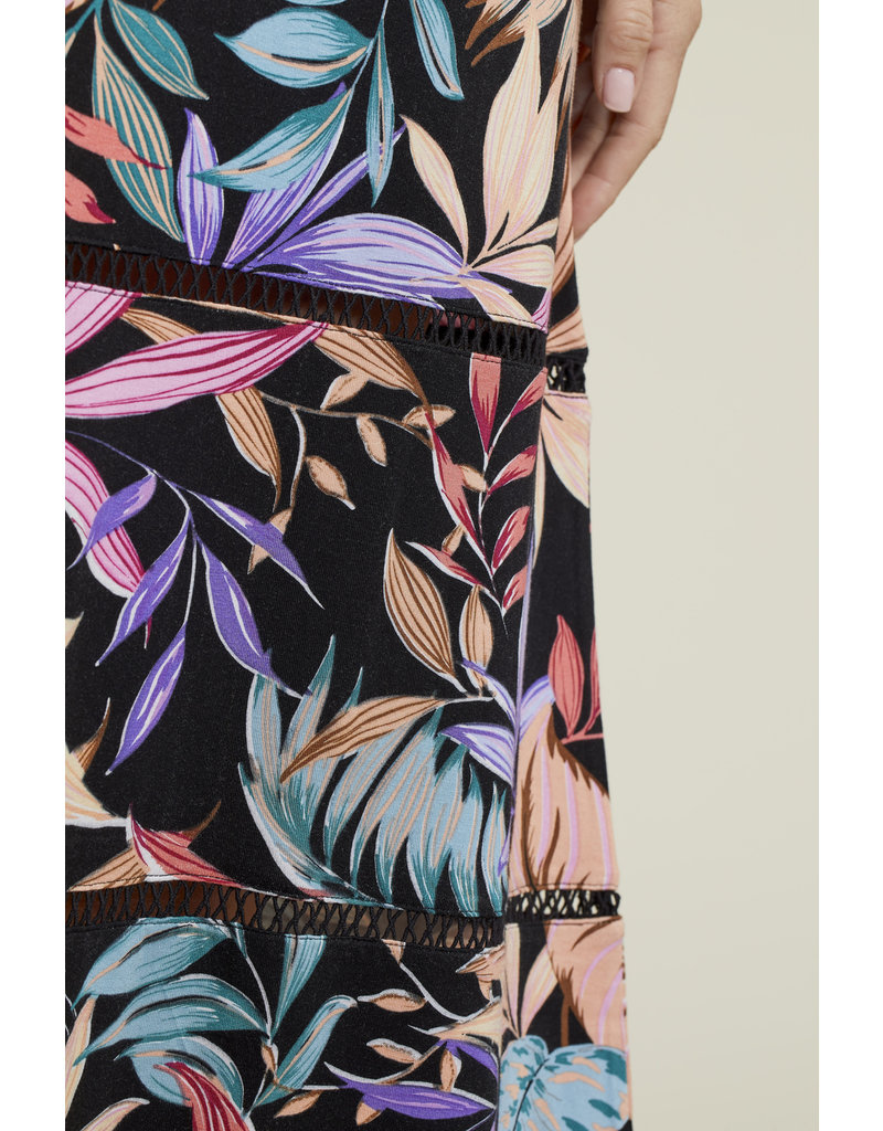 TRIBAL MAXI DRESS w/TASSEL