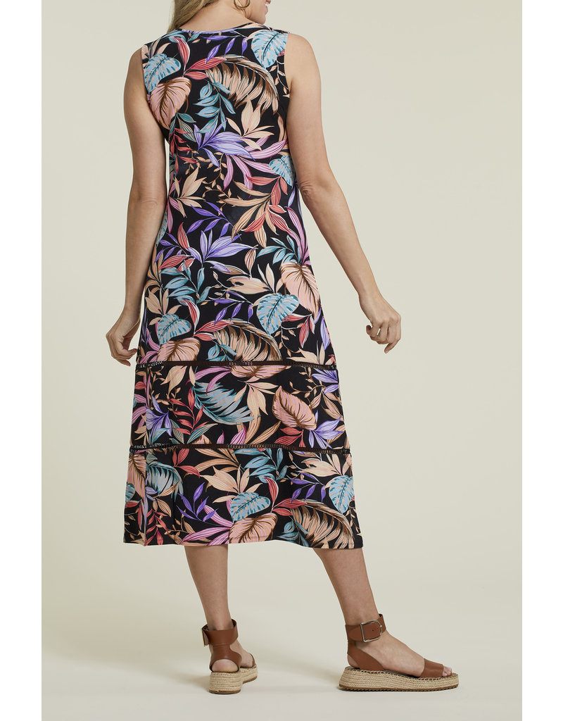 TRIBAL MAXI DRESS w/TASSEL