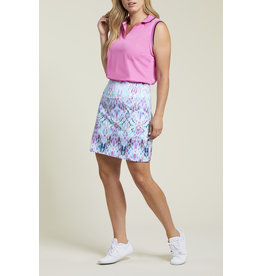 PULL ON PATTERN SKORT w/POCKETS