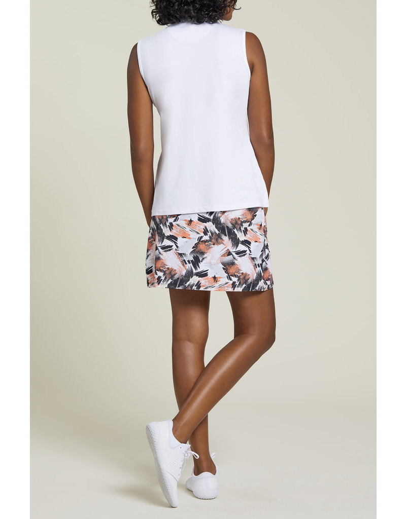 TRIBAL ZIP NECK SPORT TOP