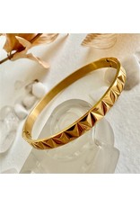 PIKA & BEAR SID DIAMOND PATTERN BANGLE