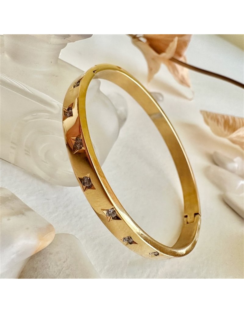 PIKA & BEAR LASCAUX ZIRCON STAR BANGLE