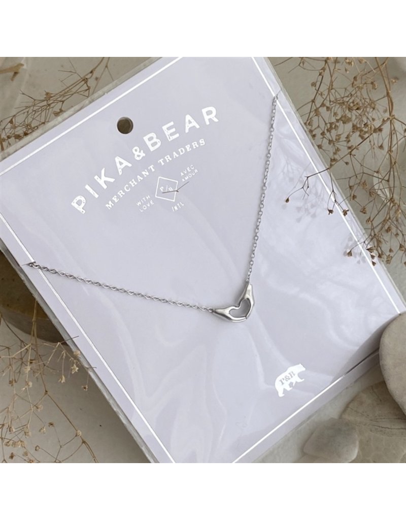 PIKA & BEAR LOVE HANDS NECKLACE