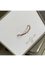 PIKA & BEAR GLEIPNIR ROSE GOLD TWIST RING