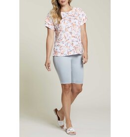 TRIBAL COLORED DENIM BERMUDA SHORT
