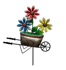 WHEEL BARROW GARDEN STAKE