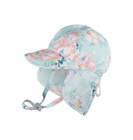 BABY GIRLS MINT PEONY HAT