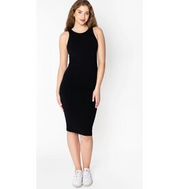 C'EST MOI BAMBOO RIBBED TANK DRESS - 1308
