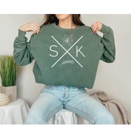 DIYxe  PREMIUM SK X GREEN SWEATSHIRT