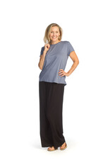 WIDE LEG BAMBOO PANT