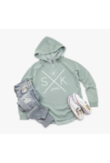 DIYXE SASK X PREMIUM HOODIE  SAGE