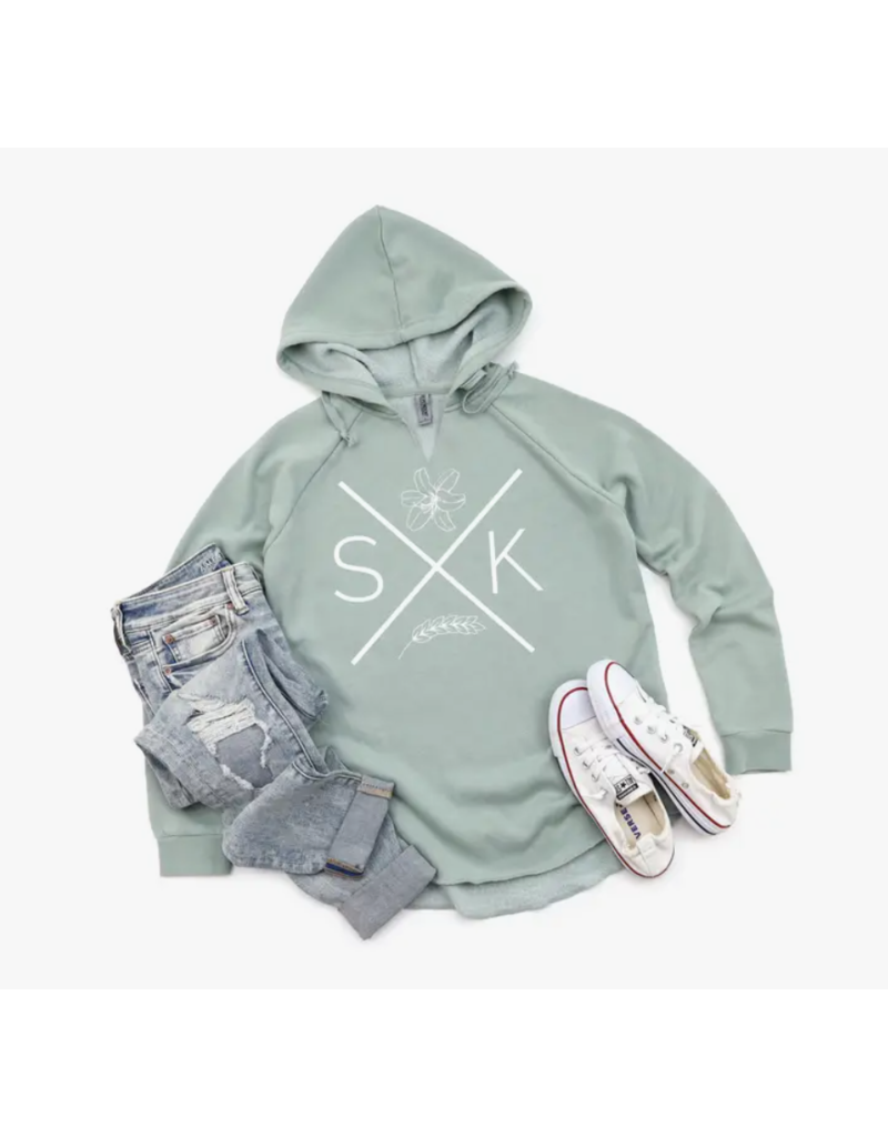 DIYXE SASK X PREMIUM HOODIE  SAGE
