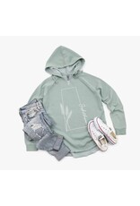 SASK LINE ART PREMIUM SAGE HOODIE