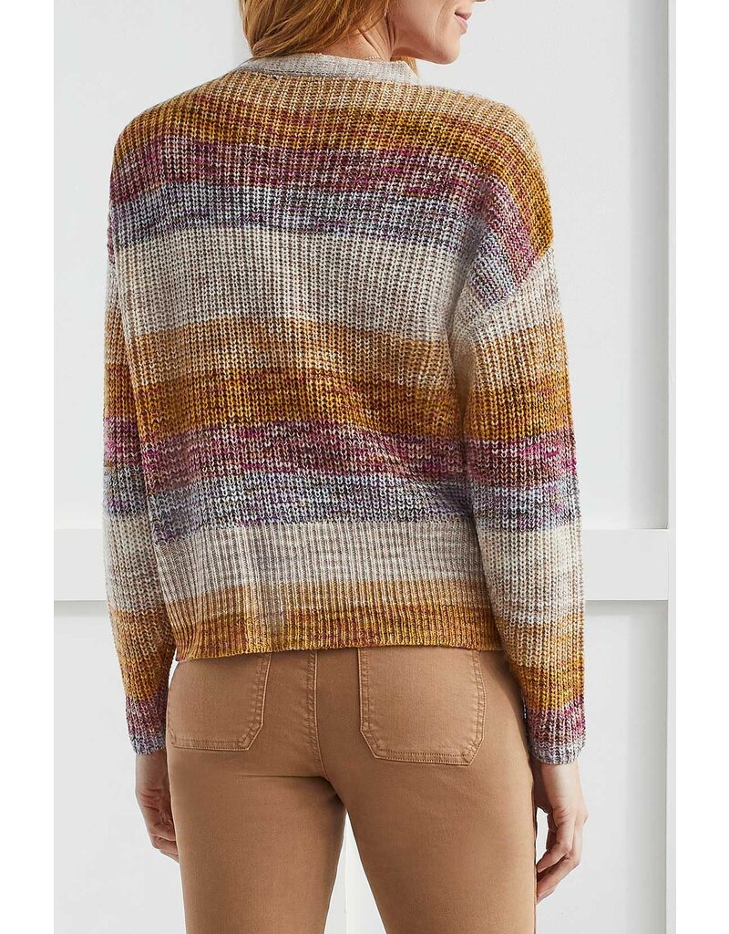 TRIBAL BUTTON DOWN MARIGOLD SWEATER