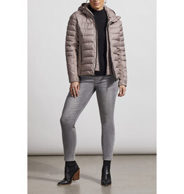 TRIBAL PUFFER JACKET  w/REMOVABLE HOOD