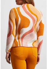 TRIBAL MOCK NECK SWEATER