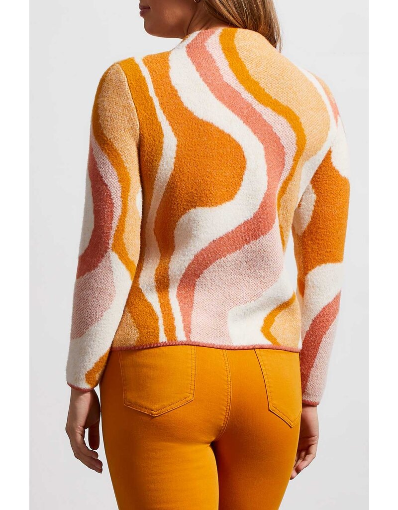 TRIBAL MOCK NECK SWEATER