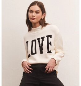 Z SUPPLY INTARSIA LOVE SWEATER
