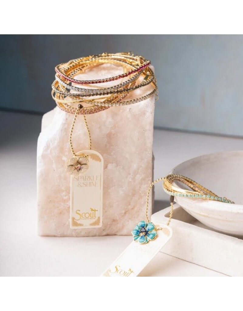 SCOUT SPARKLE & SHINE RHINESTONE BRACELET TRIO