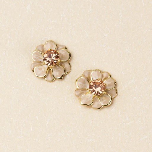 SPARKLE & SHINE SM ENAMEL FLOWER EARRING - JACQ'Y JAYE'S BOUTIQUE &  ESPRESSO BAR