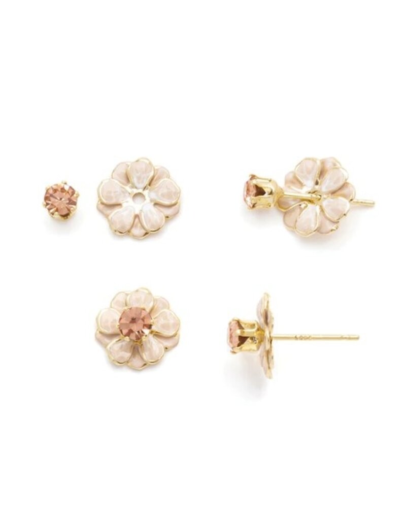 SCOUT SPARKLE & SHINE SM ENAMEL FLOWER EARRING