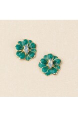 SCOUT SPARKLE & SHINE SM ENAMEL FLOWER EARRING