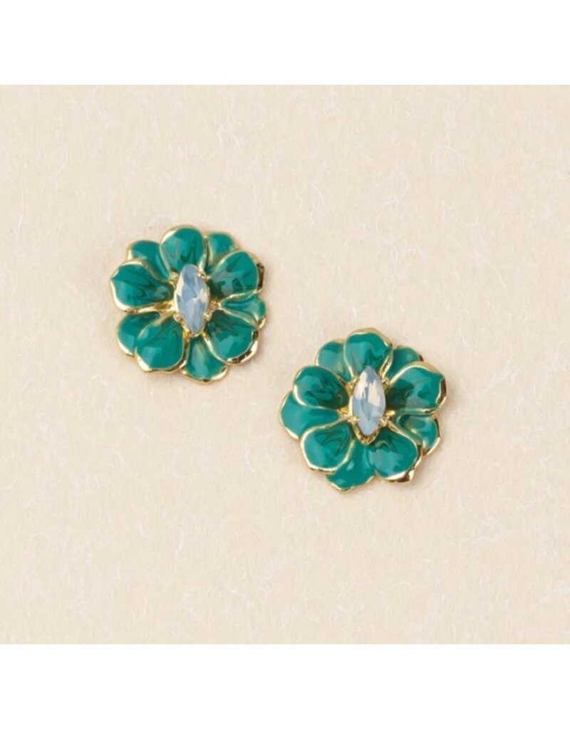 SCOUT SPARKLE & SHINE SM ENAMEL FLOWER EARRING