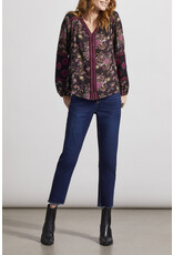 TRIBAL BUTTON FRONT BLOUSE