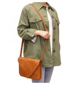 ASHER CAMEL CROSSBODY BAG