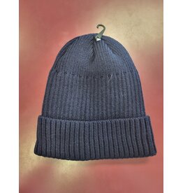 KNITTED TOQUE HAT W BRIM