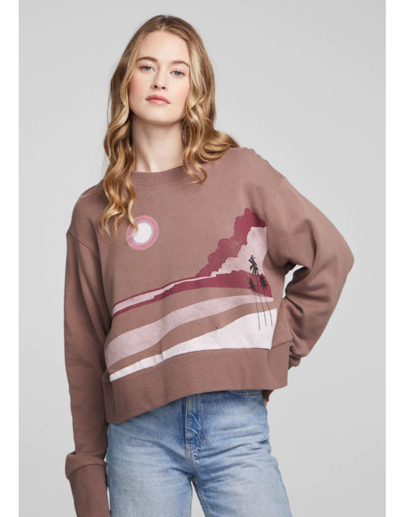ABSTRACT BEACH SWEATER