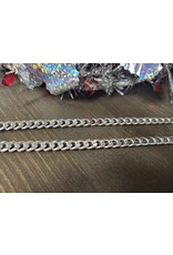 STERLING SILVER CURB CHAIN -24"