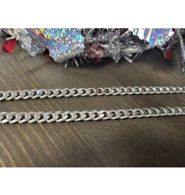 STERLING SILVER CURB CHAIN -24"