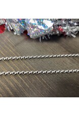 STERLING SILVER ROLO CHAIN 24"