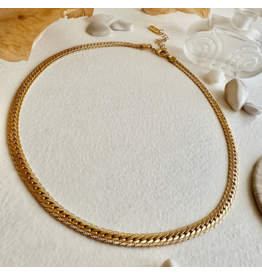 PIKA & BEAR SCUTES CHUNKY TEXTURED GOLD CHAIN