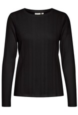 AMANZA L/S CREW NECK TOP - COTTON BLEND