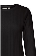 AMANZA L/S CREW NECK TOP - COTTON BLEND