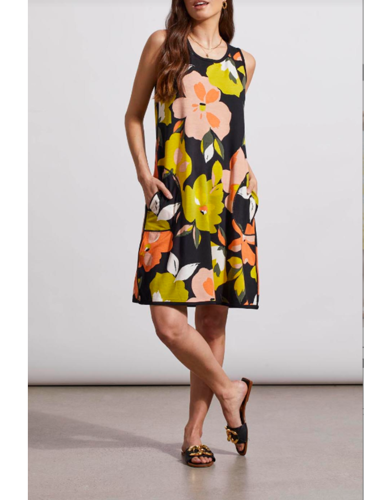 TRIBAL REVERSIBLE A-LINE DRESS W/ PKTS