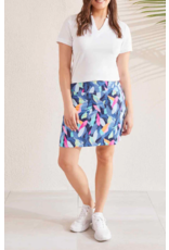 TRIBAL PULL ON SKORT W/ POCKETS EMERALD