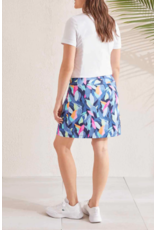 TRIBAL PULL ON SKORT W/ POCKETS EMERALD